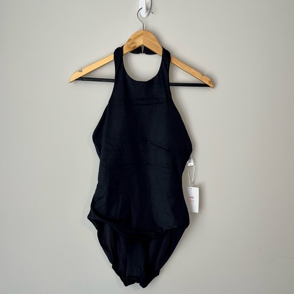 NWT Andie The Luzon One Piece Swimsuit in Black Small - Picture 5 of 11